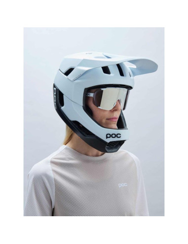 Okulary rowerowe poc devour białe cat 3