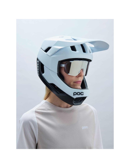 Okulary rowerowe poc devour białe cat 3