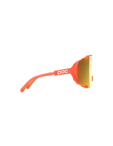 Okulary rowerowe poc devour pomarańczowe cat 2