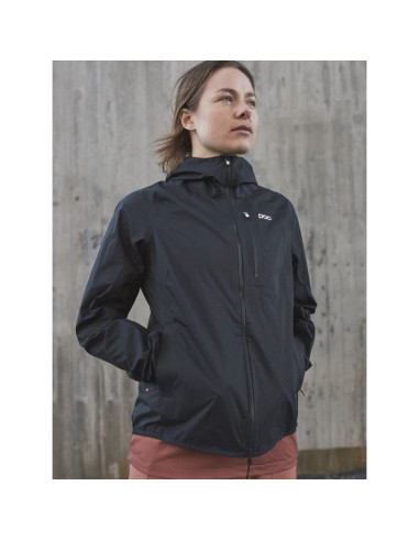 Kurtka rowerowa poc w's motion rain jacket czarny