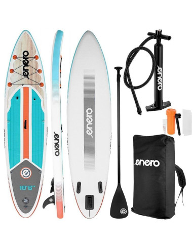 Zestaw - deska sup dmuchana enero 320x81x15cm flow