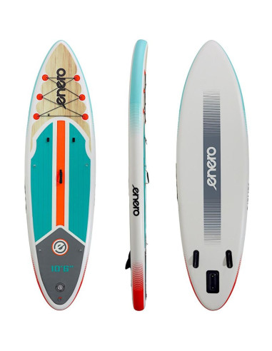 Zestaw - deska sup dmuchana enero 320x81x15cm flow