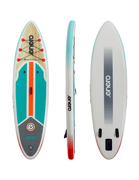 Zestaw - deska sup dmuchana enero 320x81x15cm flow
