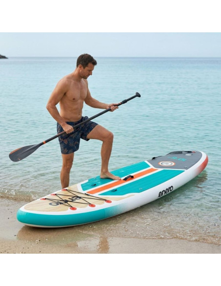 Zestaw - deska sup dmuchana enero 320x81x15cm flow