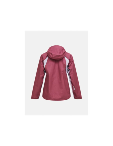 Kurtka damska peak performance w trail hipe 3l shell jacket kolor szary