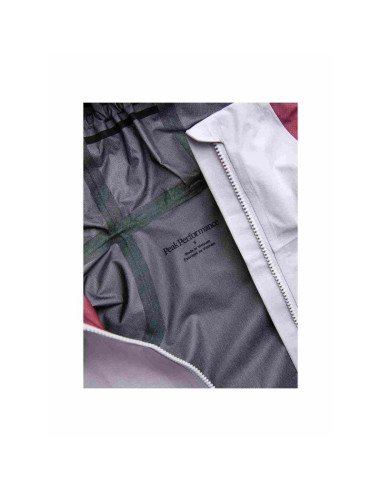 Kurtka damska peak performance w trail hipe 3l shell jacket kolor szary