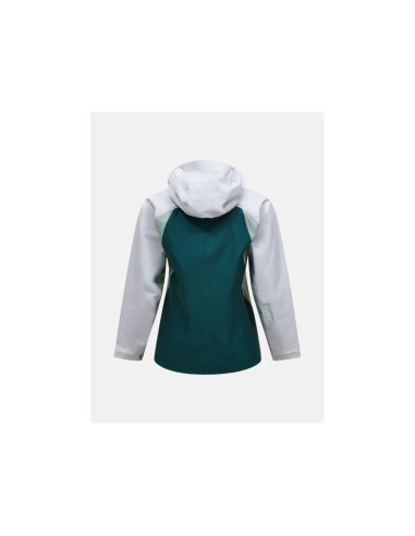 Kurtka damska peak performance w trail hipe 3l shell jacket kolor zielony