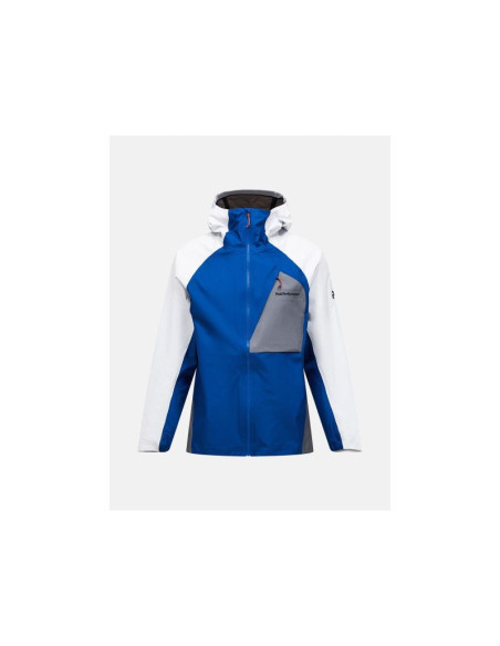 Kurtka męska peak performance m trail hipe 3l shell jacket kolor biały