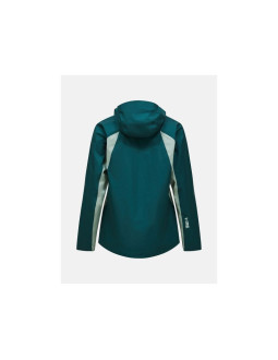 Kurtka męska peak performance m trail hipe 3l shell jacket kolor zielony 2