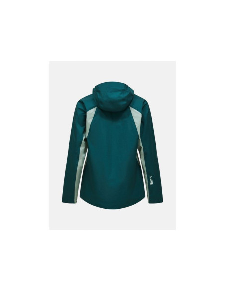 Kurtka męska peak performance m trail hipe 3l shell jacket kolor zielony