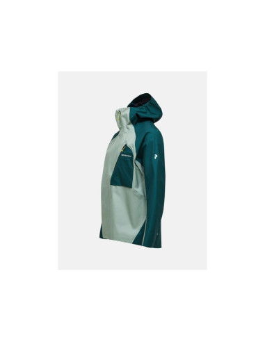 Kurtka męska peak performance m trail hipe 3l shell jacket kolor zielony