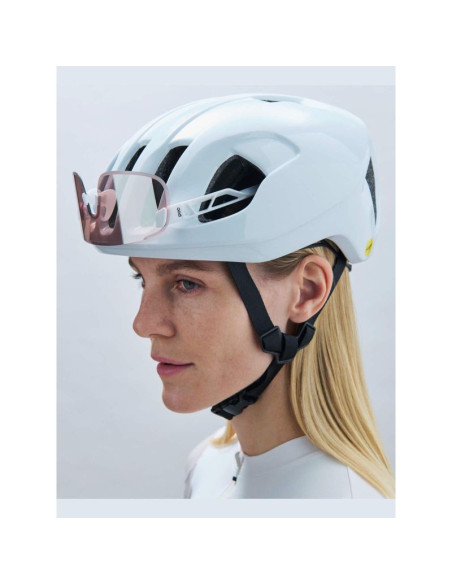 Okulary rowerowe poc elicit+ biały cat.2 + cat.0
