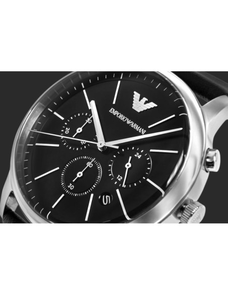 Zegarek męski emporio armani minimalist chronograph ar11774 + box