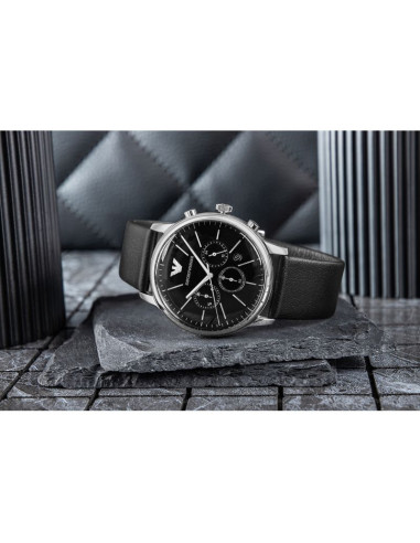 Zegarek męski emporio armani minimalist chronograph ar11774 + box