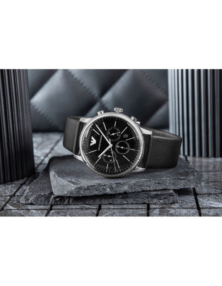 Zegarek męski emporio armani minimalist chronograph ar11774 + box
