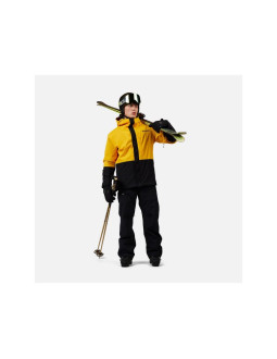 Spodnie narciarskie męskie rossignol outerlimits insulated bib czarne 2