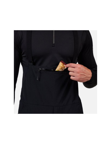 Spodnie narciarskie męskie rossignol outerlimits insulated bib czarne