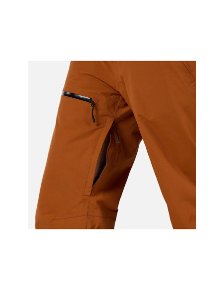 Spodnie narciarskie damskie rossignol w outerlimits insulated bib brązowe