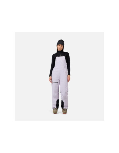 Spodnie narciarskie damskie rossignol w outerlimits insulated bib szare