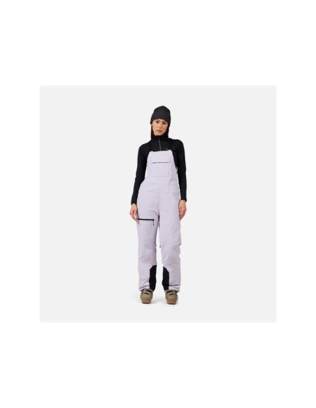 Spodnie narciarskie damskie rossignol w outerlimits insulated bib szare