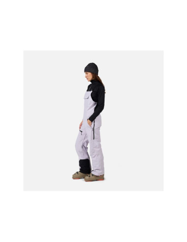 Spodnie narciarskie damskie rossignol w outerlimits insulated bib szare