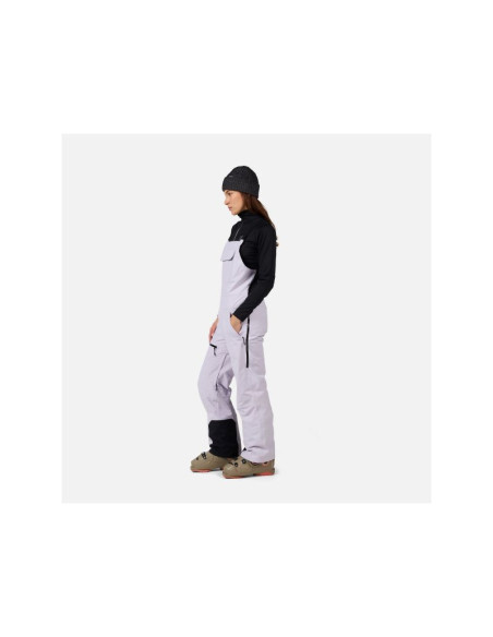 Spodnie narciarskie damskie rossignol w outerlimits insulated bib szare