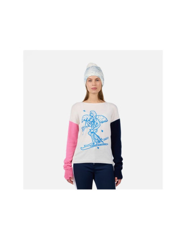 Sweter damski rossignol w jcc signal rn niebieski