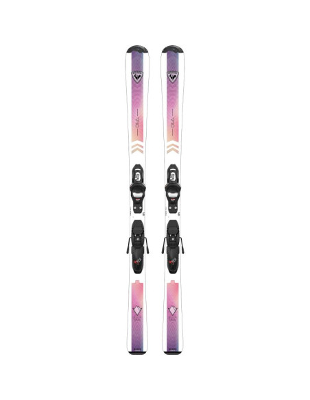 Narty rossignol diva jr 100-140 kid-x / kid 4 gw b76 black