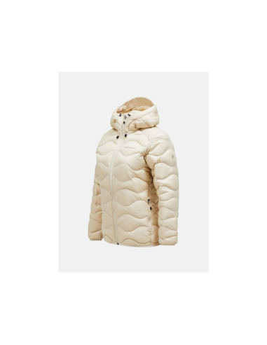 Kurtka puchowa damska peak performance helium down hood jacket women beżowy