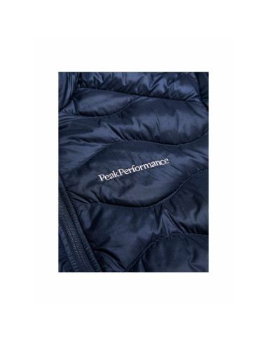 Kurtka męska puchowa męska peak performance m helium down hood jacket kolor granatowy