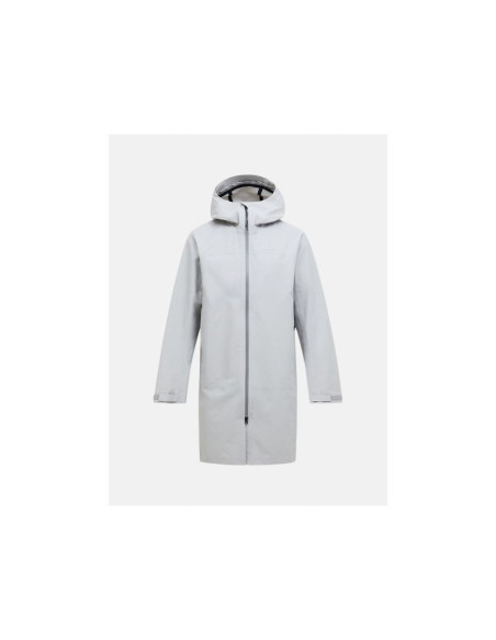 Kurtka męska peak performance m treeline hipe 2.5l shell parka kolor szary