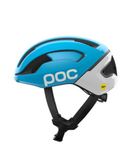 Kask rowerowy poc omne beacon mips błękitno biały