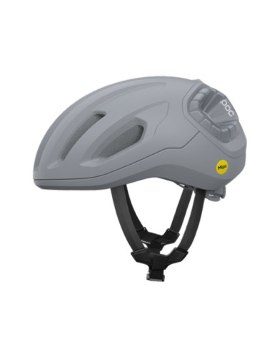 Kask rowerowy poc amidal szary mat