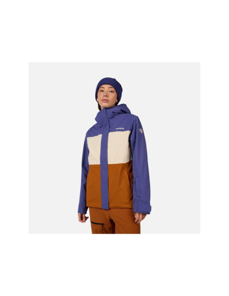 Kurtka narciarska damska rossignol w desafio 2l shell jkt niebieska