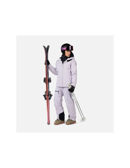 Kurtka narciarska damska rossignol w desafio 2l shell jkt szara