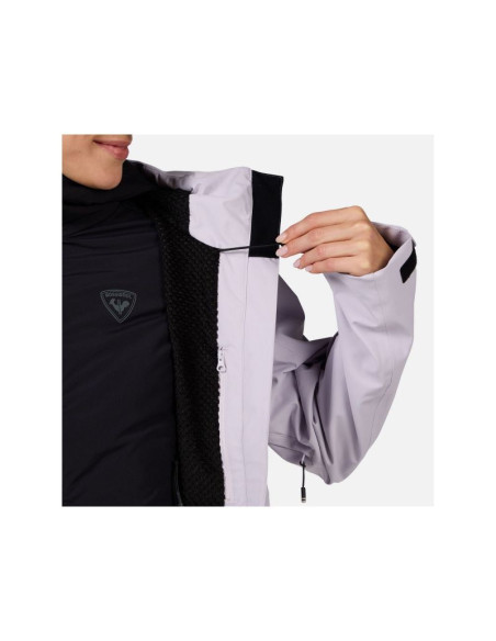 Kurtka narciarska damska rossignol w desafio 2l shell jkt szara