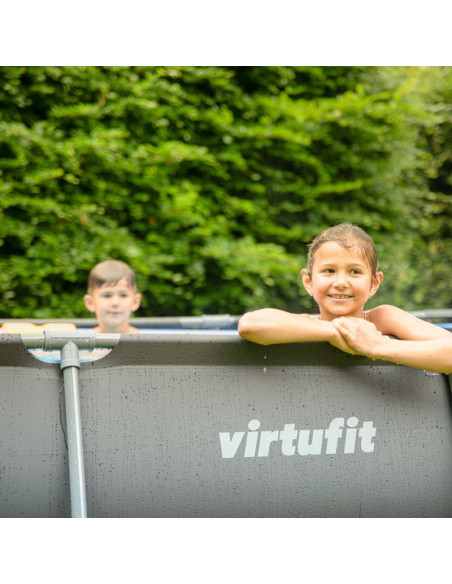 Virtufit prostokątny basen - 300 x 210 cm - z pompą filtrującą