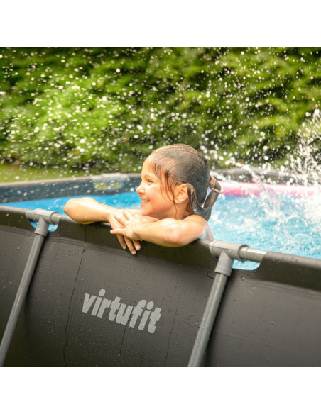 Virtufit prostokątny basen - 300 x 210 cm - z pompą filtrującą