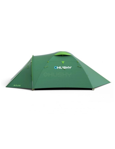Husky namiot turystyczny trzyosobowy bizon 3 plus, 220 x 410 x 130 cm, 5,2kg zielony