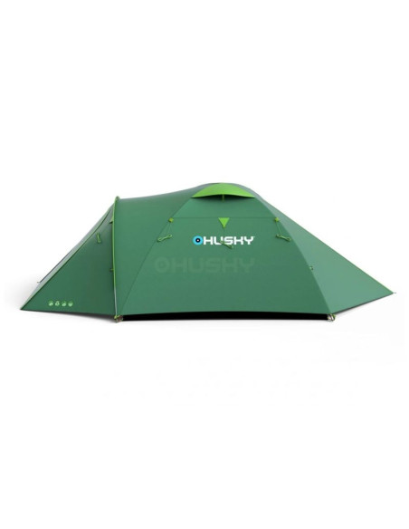 Husky namiot turystyczny trzyosobowy bizon 3 plus, 220 x 410 x 130 cm, 5,2kg zielony