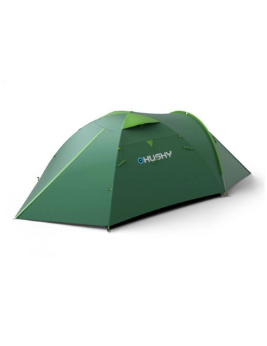 Husky namiot turystyczny trzyosobowy bizon 3 plus, 220 x 410 x 130 cm, 5,2kg zielony