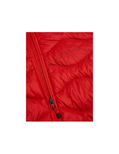 Kurtka damska puchowa peak performance w helium down jacket kolor czerwony