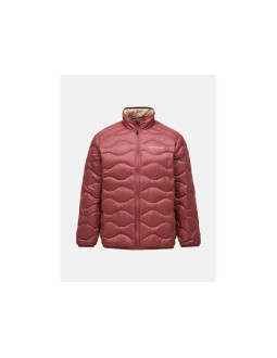 Kurtka puchowa męska peak performance m helium down jacket kolor czerwony