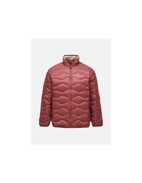 Kurtka puchowa męska peak performance m helium down jacket kolor czerwony