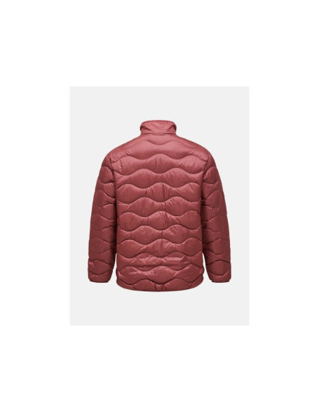 Kurtka puchowa męska peak performance m helium down jacket kolor czerwony