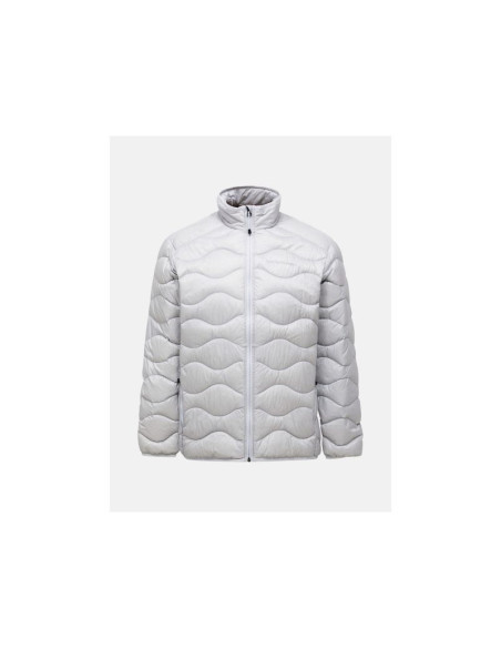 Kurtka puchowa męska peak performance m helium down jacket kolor szary