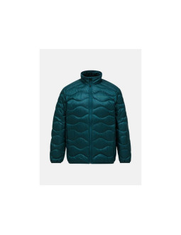Kurtka puchowa męska peak performance m helium down jacket kolor zielony