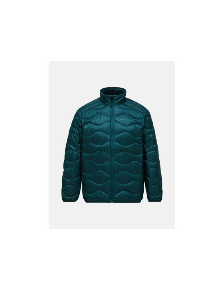 Kurtka puchowa męska peak performance m helium down jacket kolor zielony