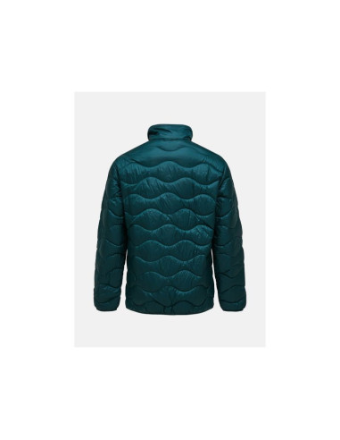 Kurtka puchowa męska peak performance m helium down jacket kolor zielony