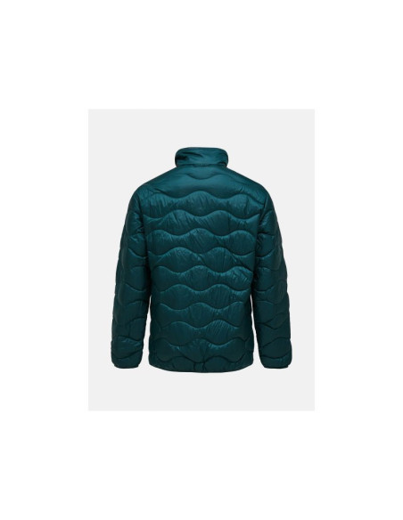 Kurtka puchowa męska peak performance m helium down jacket kolor zielony